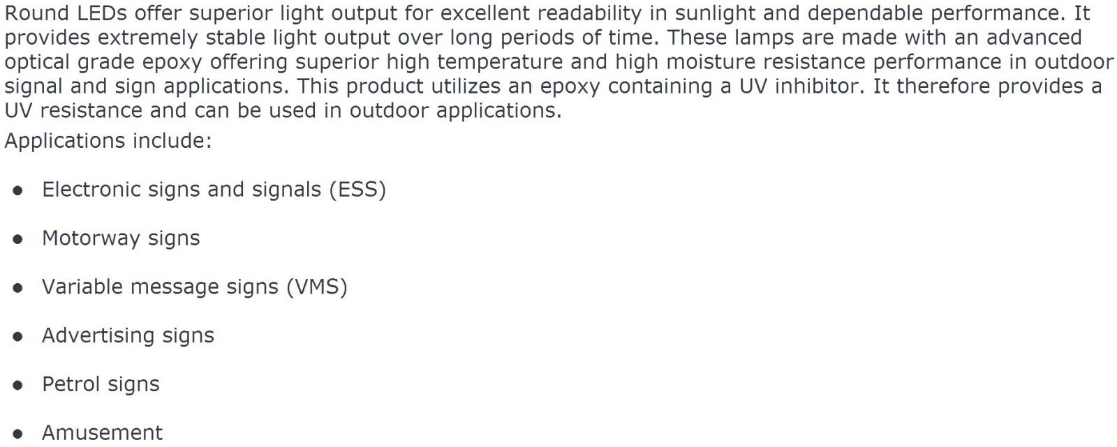 לדים לאלקטרוניקה CREE LED